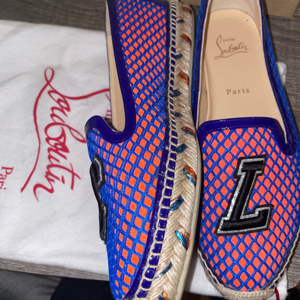 Christian louboutin  size 40 fit like a 38 espadrille